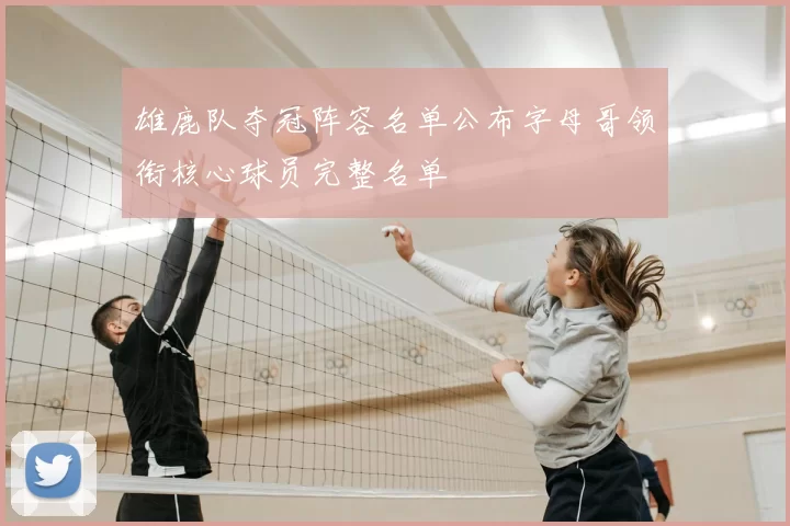 雄鹿队夺冠阵容名单公布字母哥领衔核心球员完整名单